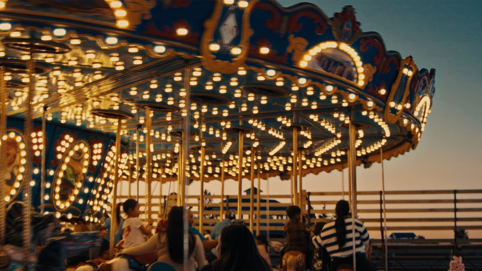 Red River Ex after sundown